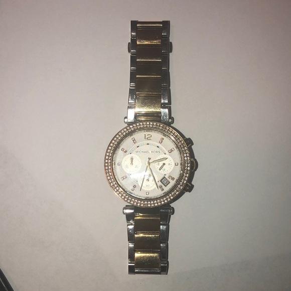 Michael Kors Gold & Silver Watch - Picture 1 of 5